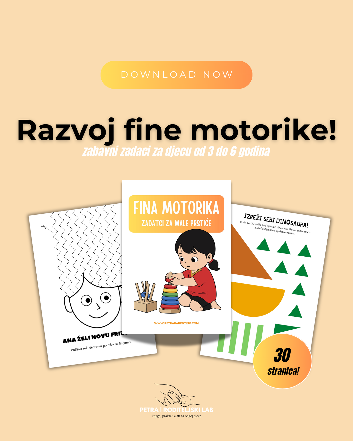 Montessori Fina motorika 3-6 god