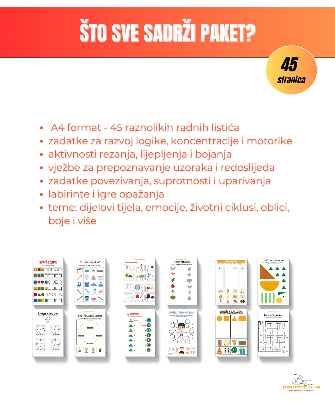 Montessori logika i razmišljanje 3-6 god