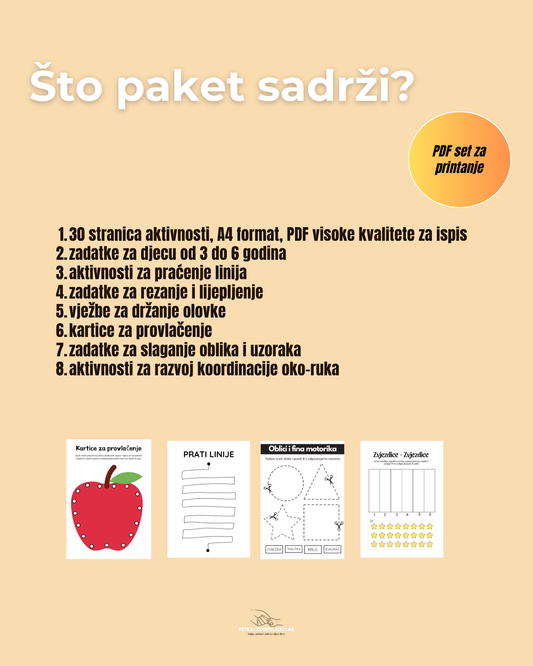 Montessori Fina motorika 3-6 god