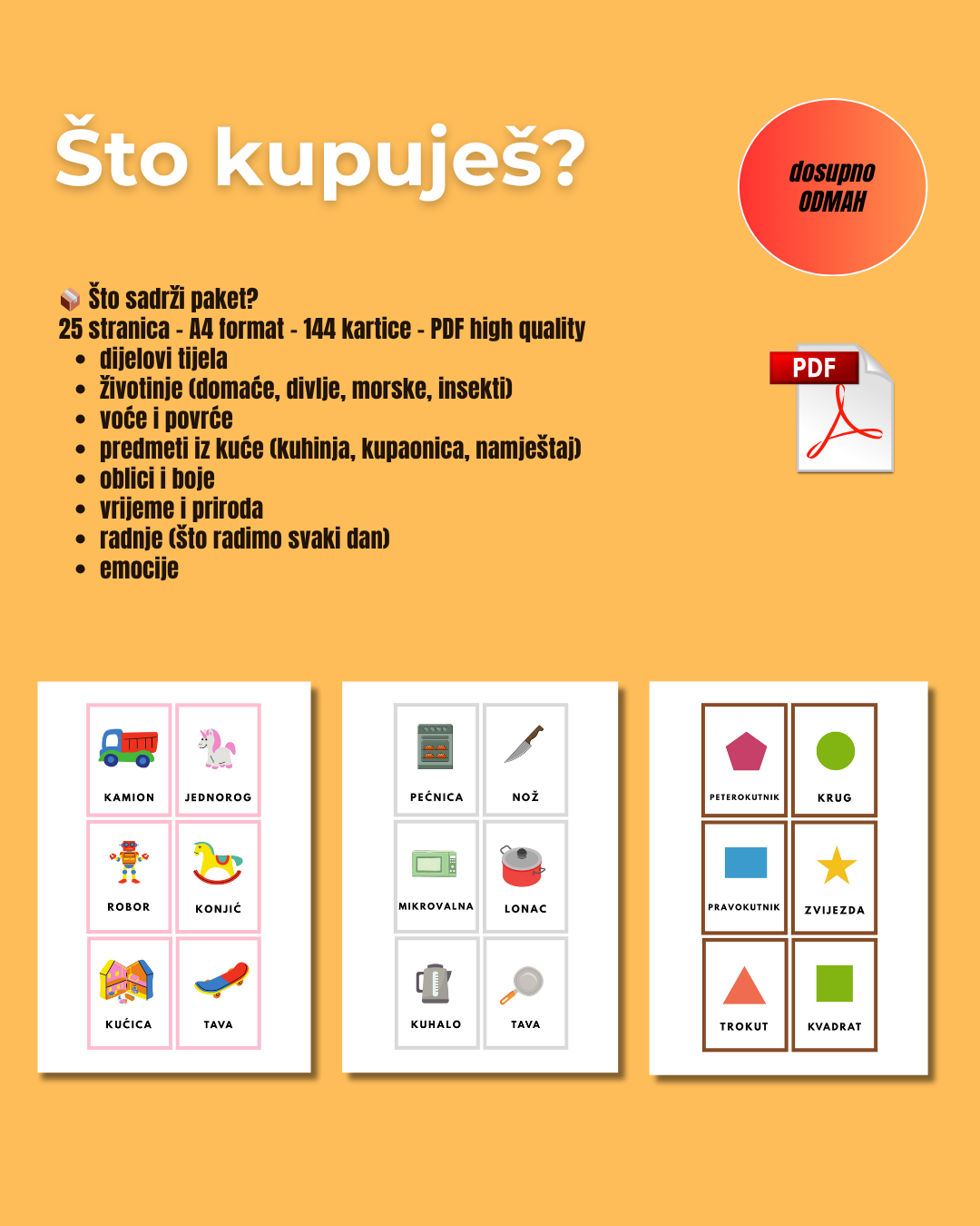 Montessori prvi pojmovnik 1-4 god