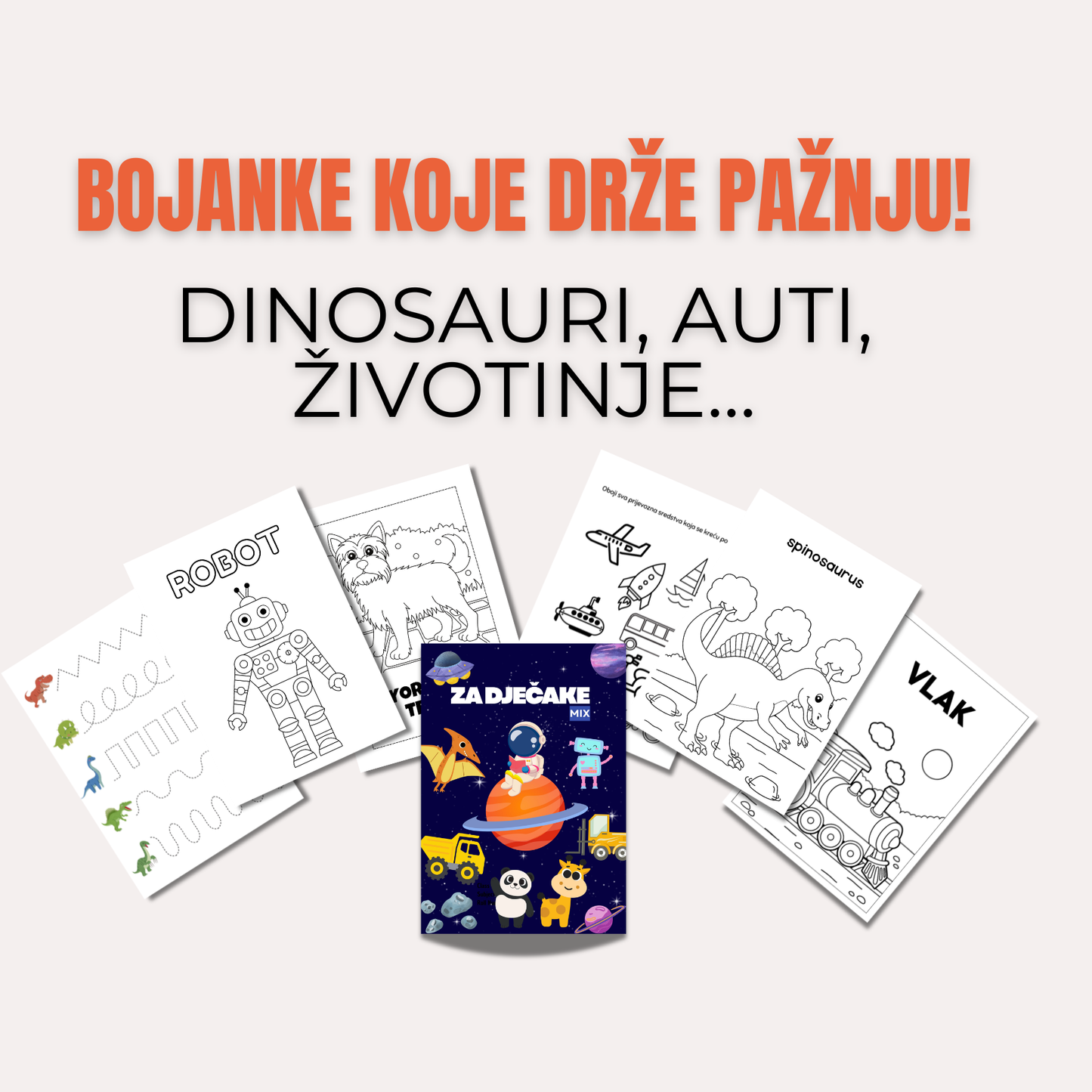 Bojanke za dječake